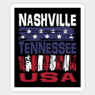 Nashville Tennnessee USA T-Shirt Sticker